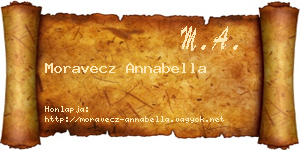 Moravecz Annabella névjegykártya